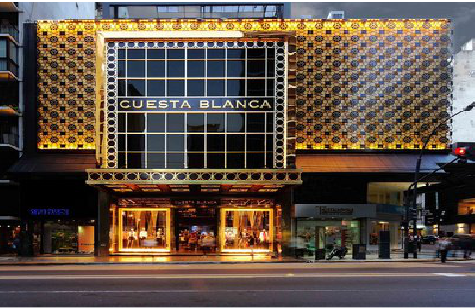 高安门头设计与商业空间的纽带。