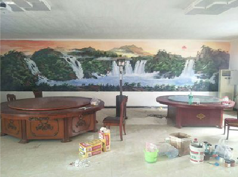 高安墙绘-写实风景