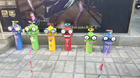 高安商业区彩绘