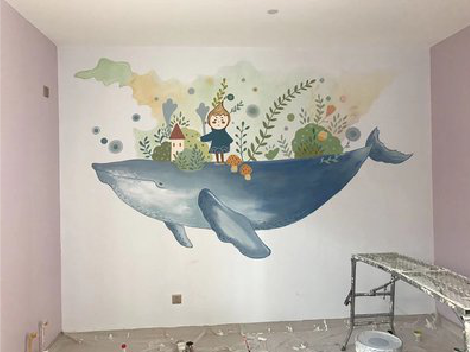 高安手绘墙的特点及优势。